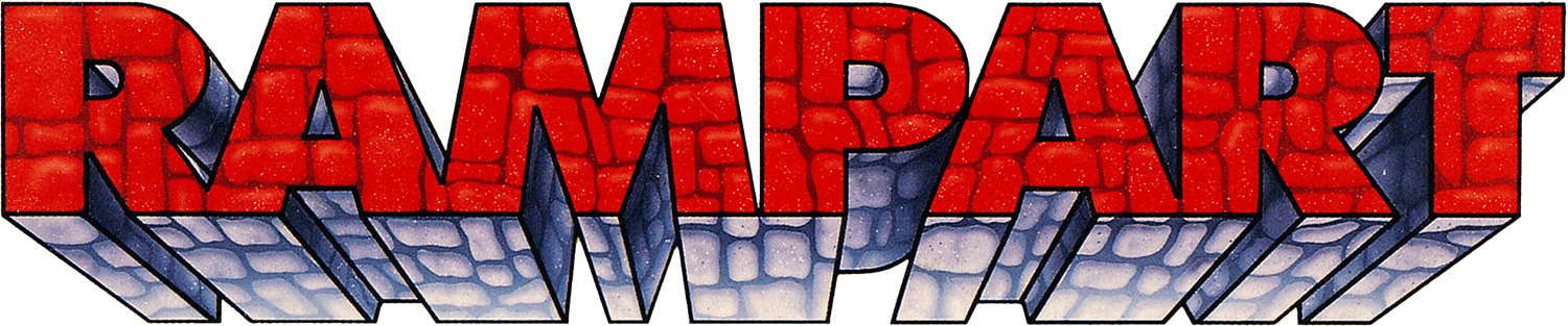 Rampart logo for Famicom